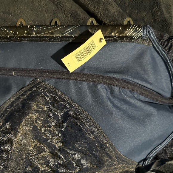 NWT AdoreMe Starry Night Corset Top and Thong XL - Picture 4 of 7